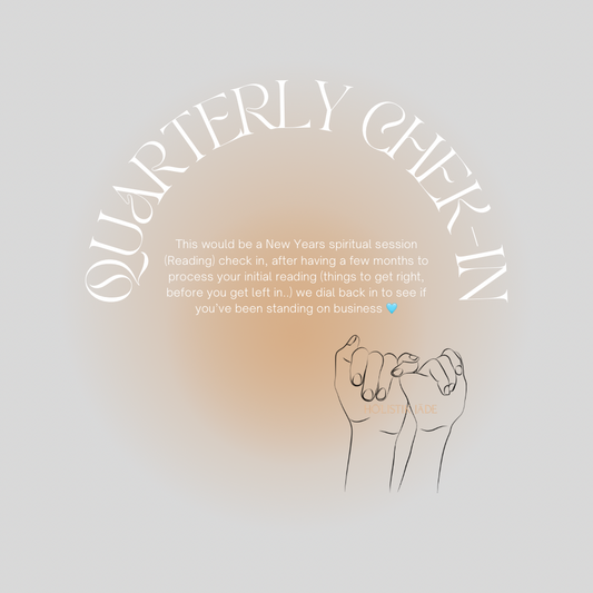 Quarterly Chek-in |Accountability/Standing on Business|